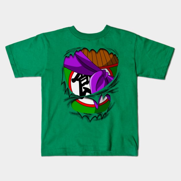 Chaoz Chest dragon ball Z Kids T-Shirt by GeekCastle